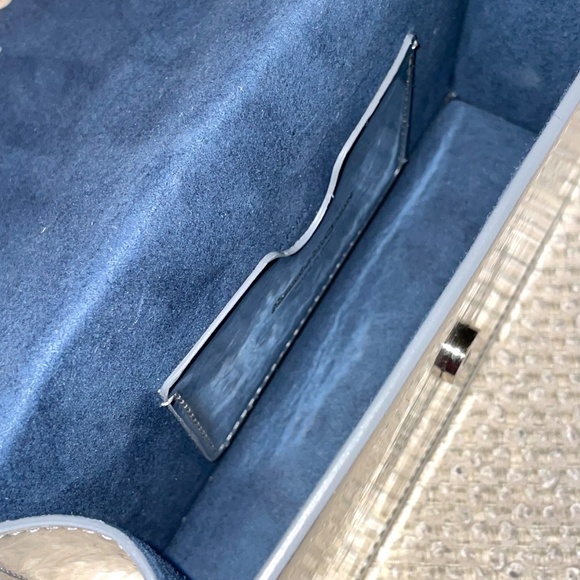 Metallic Silver Skull Shoulder Bag - Picture 11 of 16